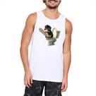 Camiseta Regata Cachorro Salsisha na sala de forca