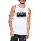 Camiseta Regata Campanha Cuide Da Sua Vida
