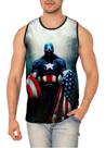Camiseta Regata Capitão América Captain America Ref:421