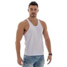 Camiseta Regata Cavada Masculina Treino Academia Fitness Lisa