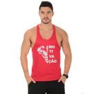 Camiseta Regata Cavada Masculino Academia Treino Motivação
