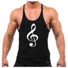 Camiseta Regata Cavada Masculino Academia Treino Musculação Personalizado Clave De Sol
