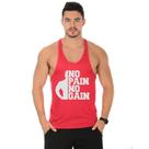 Camiseta Regata Cavada Masculino Academia Treino No Pain No Gain
