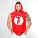 Camiseta Regata Com Capuz Esportiva Treino Liso Estampa Personalizada Circulo