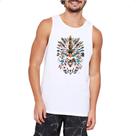 Camiseta Regata Coruja Elementos Indigenas