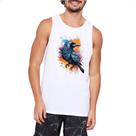 Camiseta Regata Corvo Watercolor Arte