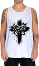 Camiseta Regata Cruz Cristã Jesus Cristo Espinhos 2