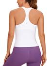 Camiseta regata CRZ YOGA Butterluxe Workout com sutiã acolchoado para mulheres