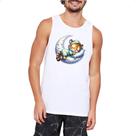 Camiseta Regata Cute Tigre dormindo na Lua Camiseta Regata Cute Tigre dormindo na Lua