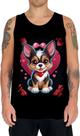 Camiseta Regata Dia dos Namorados Cachorrinho 8