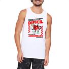 Camiseta Regata Discutir com inteligente