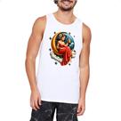 Camiseta Regata Diva na Lua tomando uma