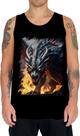 Camiseta Regata Dragão Dragon Chamas Infernal Fogo 7