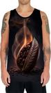 Camiseta Regata Estampas Eu amo Café Coffee Grãos Arte HD 10