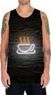 Camiseta Regata Estampas Eu amo Café Coffee Grãos Arte HD 12