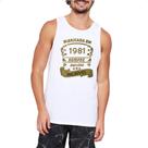 Camiseta Regata Fabricada em 1981 sendo incrivel