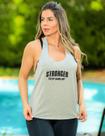 Camiseta Regata Feminina de Academia Estilo Nadador com Estampa