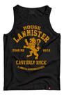 Camiseta Regata Game Of Thrones House Lannister Camisa Geek Camiseta Regata Game Of Thrones House Lannister Camisa Geek