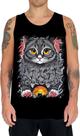 Camiseta Regata Gatinho no Pôrdo Sol Sunset 20