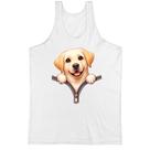Camiseta Regata Golden Retriever no Ziper