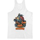Camiseta Regata Halloween Bruxa voando vassoura Camiseta Regata Halloween Bruxa voando vassoura