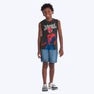 Camiseta Regata Homem-Aranha Infantil Menino Brandili 26880 Cinza