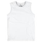 Camiseta Regata Infantil Básica Branca para Ano Novo com Malha UV - Malwee Camiseta Regata Infantil Básica Branca para Ano Novo com Malha UV - Malwee