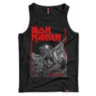 Camiseta Regata Iron Maiden The Trooper Banda Rock Algodão