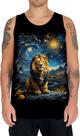 Camiseta Regata Leão Noite Estrelada Van Gogh 1