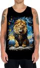 Camiseta Regata Leão Noite Estrelada Van Gogh 3