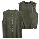 Camiseta regata Lubpow Christian Gym Workout para homens Army Green XL Camiseta regata Lubpow Christian Gym Workout para homens Army Green XL