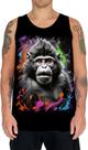 Camiseta Regata Macaco Monkey Ilustrado Vetor 5 Camiseta Regata Macaco Monkey Ilustrado Vetor 5