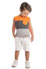 Camiseta Regata Machão Menino Com Bolso Sunny Day