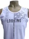 Camiseta Regata Masculina 6017165 c/estampa 100% algodão academia esportes malhação training corrida