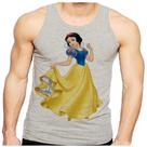 Camiseta Regata Masculina Branca De Neve Princesa Da Maca Camiseta Regata Masculina Branca De Neve Princesa Da Maca