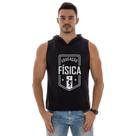Camiseta Regata Masculina Com Capuz Machão Estampa Profissão
