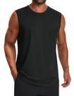 Camiseta regata masculina Cotrasen com proteção solar Rash Guard preta XL