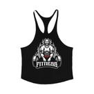 Camiseta Regata Masculina De Algodão Com Alça Fina Para Musculação, Absorvente De Umidade, Ideal