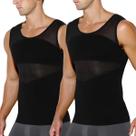 Camiseta regata masculina de malha de compressão Body Shaper Arjen Kroos