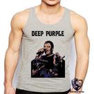 Camiseta Regata Masculina Deep Purple Banda Rock Roll Cantor
