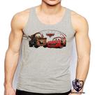 Camiseta Regata Masculina Mcqueen Mate Cars Carros