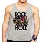 Camiseta Regata Masculina Rock In Roll Bandas Famosas