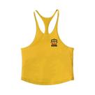 Camiseta Regata Masculina Y-Back De Alta Performance Em Algodão Fresco Para Academia, Musculação E Camiseta Regata Masculina Y-Back De Alta Performance Em Algodão Fresco Para Academia, Musculação E