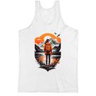 Camiseta Regata Mochileira aventureira montanhas
