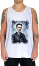 Camiseta Regata Nikola Tesla Físico Inventor Eletrecidade 10