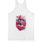 Camiseta Regata Olho de Horus no ceu Street Art Camiseta Regata Olho de Horus no ceu Street Art