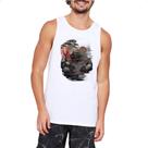Camiseta Regata Paisagem Asia tinta a oleo