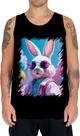 Camiseta Regata Páscoa Coelhinho Traços Vaporwave 3