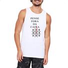 Camiseta Regata Pense fora da caixa jogo da velha