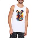 Camiseta Regata Pinscher Watercolor Arte